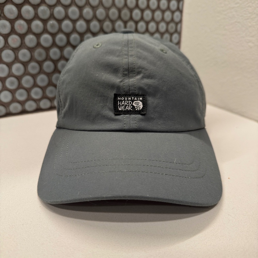 Mountain Hardwear Hat Cap Mens Gray Nylon NetPlus Gorpcore Strapback Lightweight